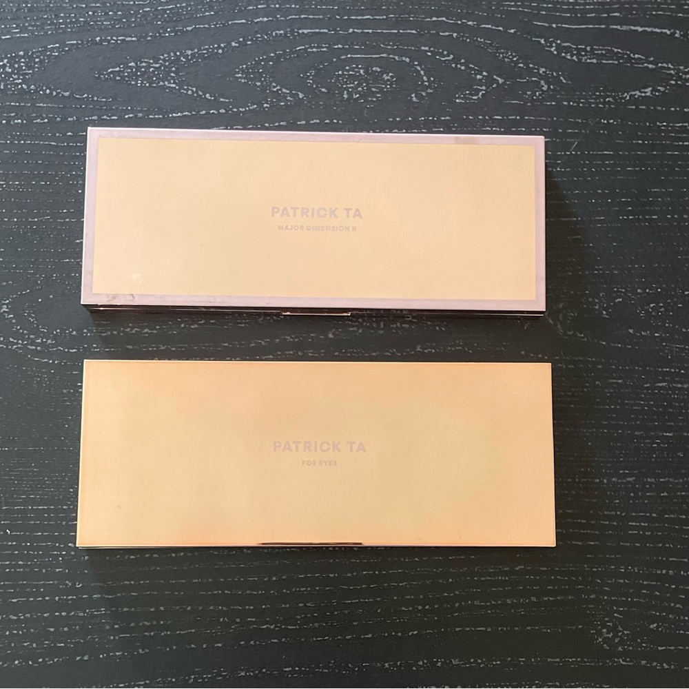 Patrick Ta Major Dimension 1 AND 2 Eyeshadow Palettes